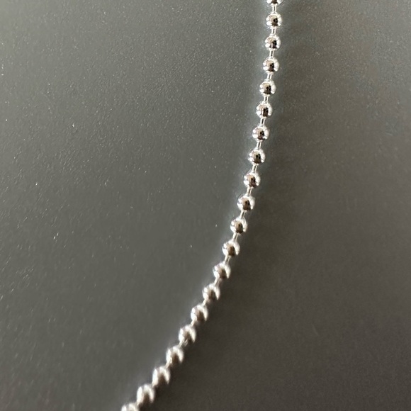 Sterling Silver Ball Bead Anklet - Picture 8 of 10